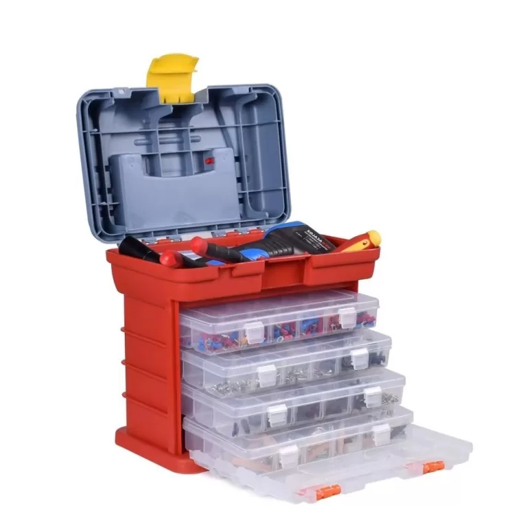 Maleta Organizadora Portátil com 4 Estojos e 72 D