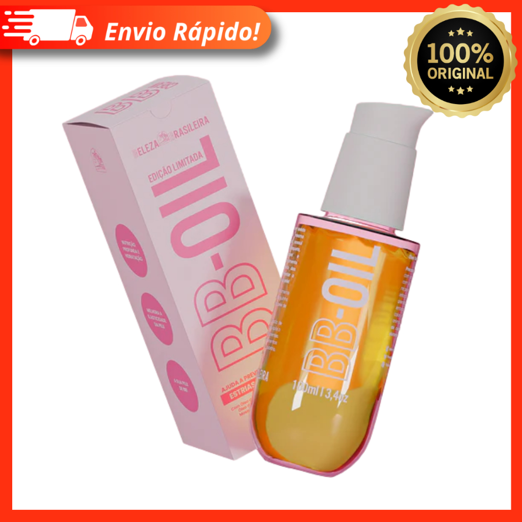 BB Oil Corporal Antiestrias Óleo Corporal 100ml – Edição Limitada – Beleza Brasileira