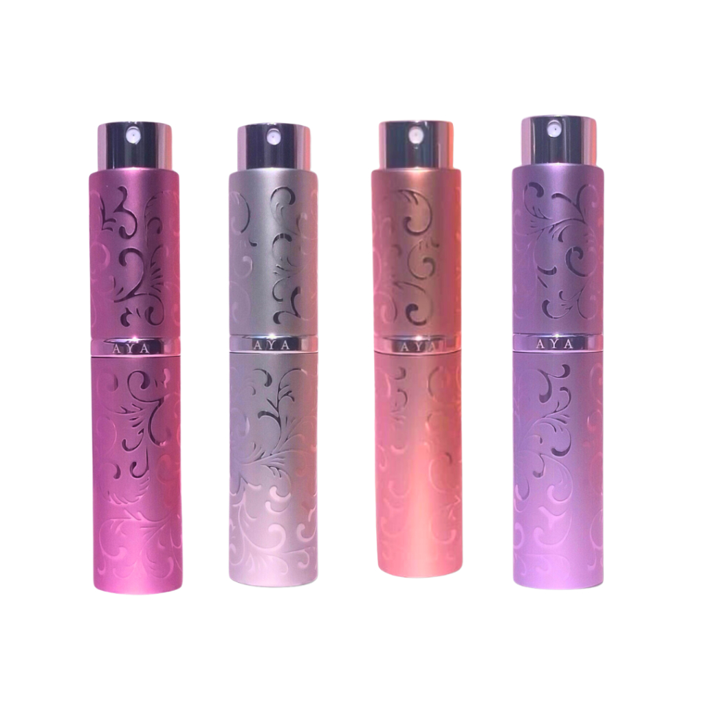 4 Mini Frasco Porta Perfume De Viagem Recarregável 10ml