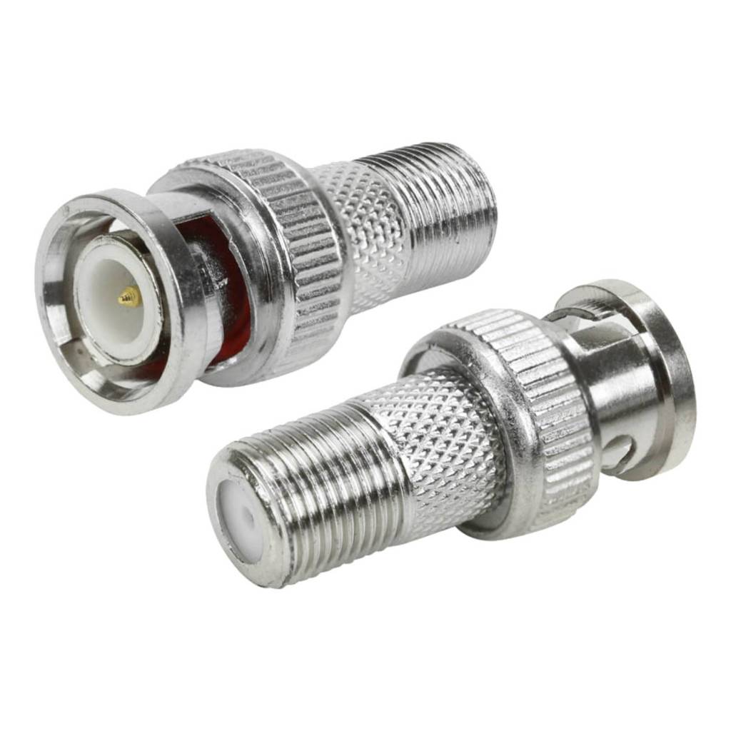 10x Conector Adaptador Bnc Macho F Fêmea Câmeras Cftv