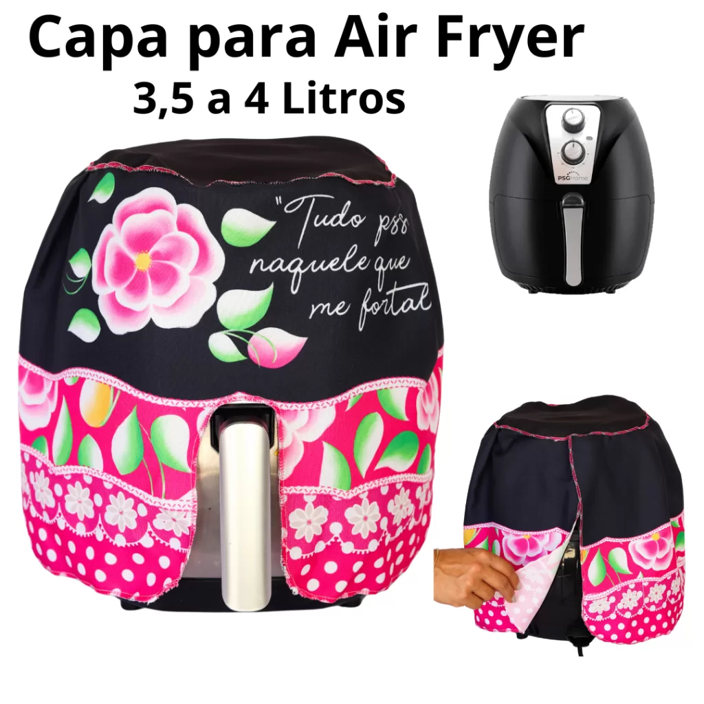 Capa Protetora Para Air Fryer Fritadeira Elétrica Arfray 3,5 a 4 L