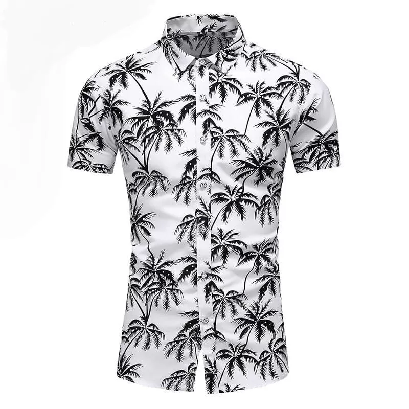 Camisas Social Floridas Confortável diversas Estampadas Masculina