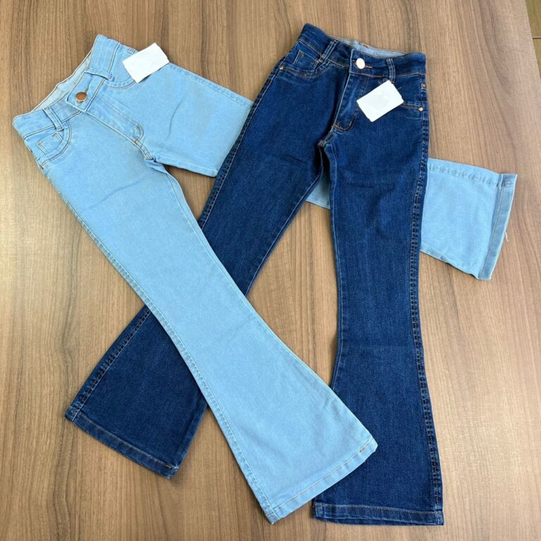 Calça Flare Jeans Infantil Menina – Calça 