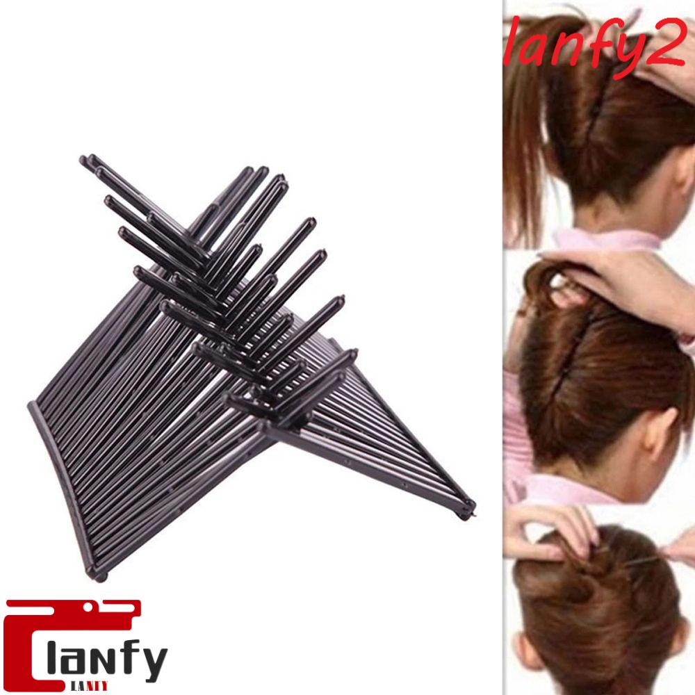 LANFY Grampo De Cabelo Altura Acessórios Ponytail Insert Device Penteado Disco Fofo De Modelagem