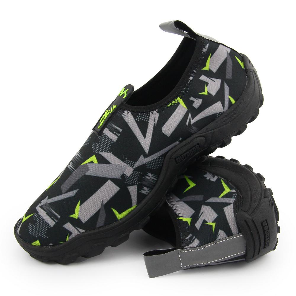 Sapatilha nautica top tenis hibrido meia neoprene canoagem pesca rio jet  sola resistente