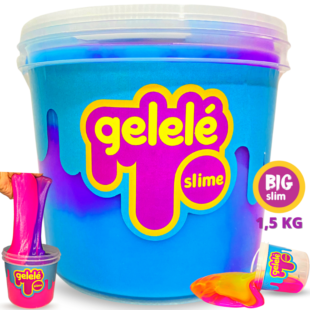 Slime Colorida Gelelé Original Anti Alérgica Amoeba Cheirosa