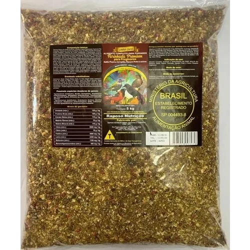 5Kg Farinhada Premium Sabiá Pixarro Corrupião P