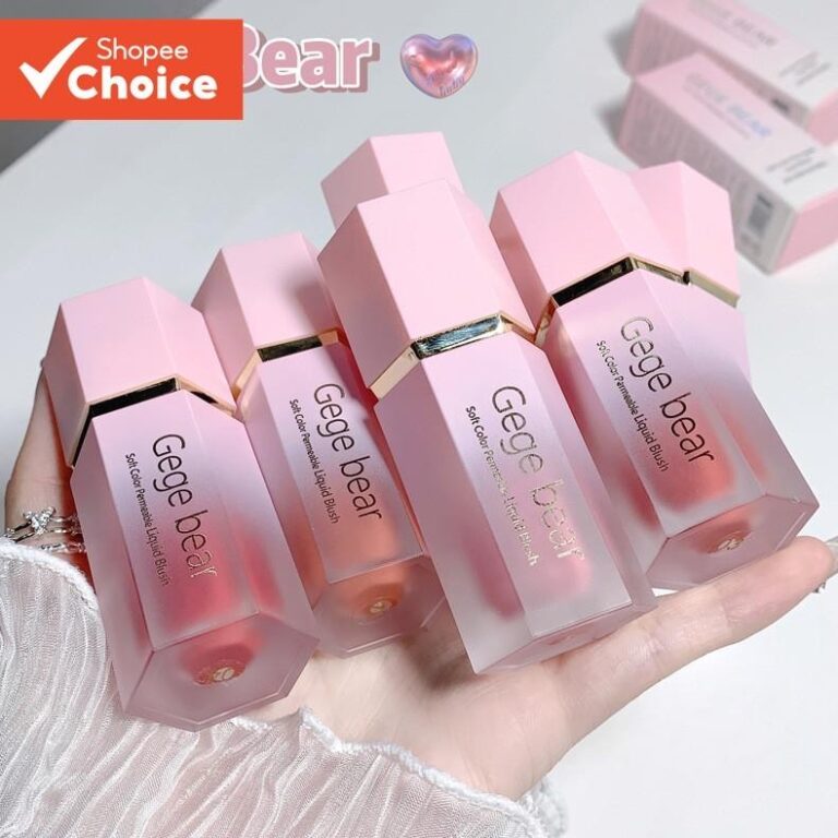 Gecomomo Creme Blush Líquido 6 Cores Veludo Liso 