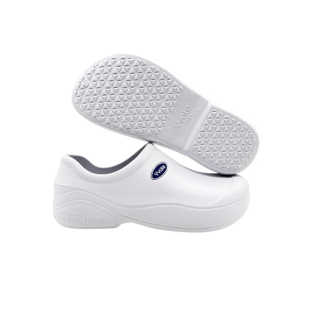 Sapato Profissional Serviço Babuche Fechado Enfermagem Cozinha Original Yvate