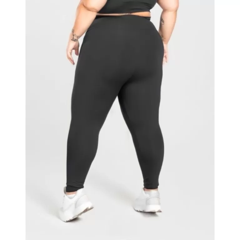 CALÇA LEGGING FEMININA PLUS SIZE CÓS ALTO SEGURA