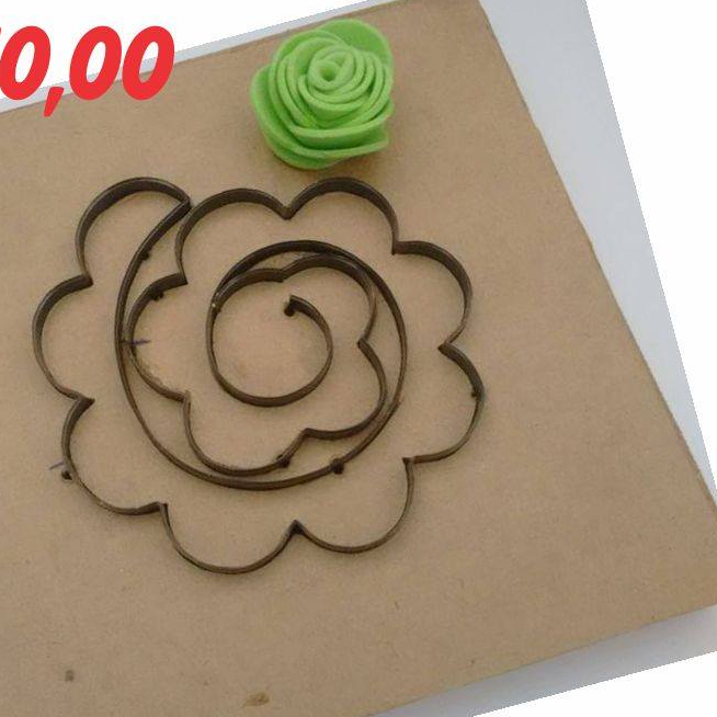 KIT Flor faca topiaria para artesanato
