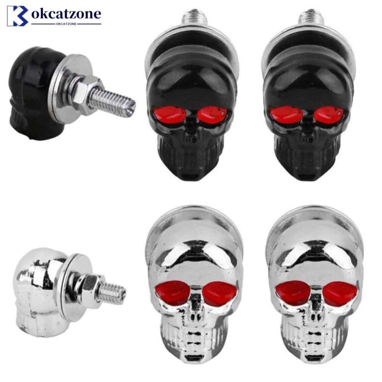 OKCATZONE 2Pcs Skull Plate Frame Da Placa Do Crân
