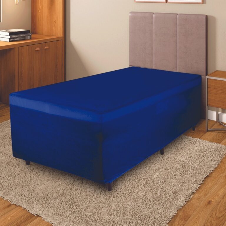 Capa Luva Box Solteiro ( azul, bege,vermelho, cinz