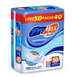 Absorvente PROMAX Geriatrico c/50 unidades Pós Pa