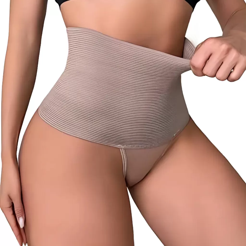 Cinta Modeladora Zero Barriga Alta Compressão para Redução de Medidas Confortável e Não Marca