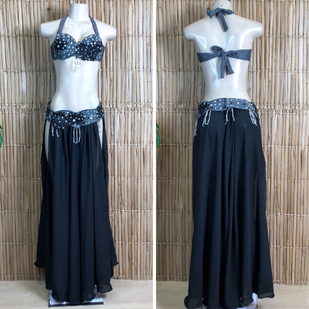 [Liquidação] Dança do Ventre Traje Bordado Completo Pronta Entrega – TPCL-687