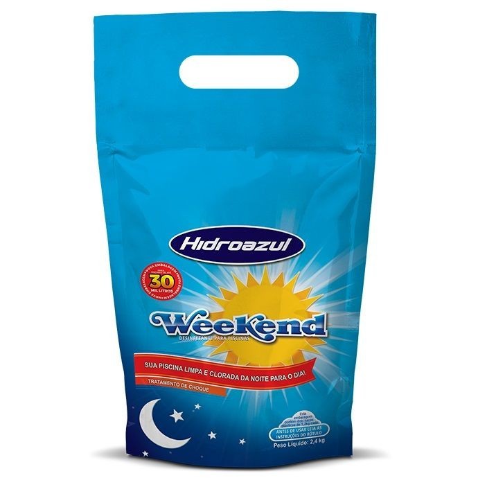 Cloro Weekend Hidroazul 2,4 Kg