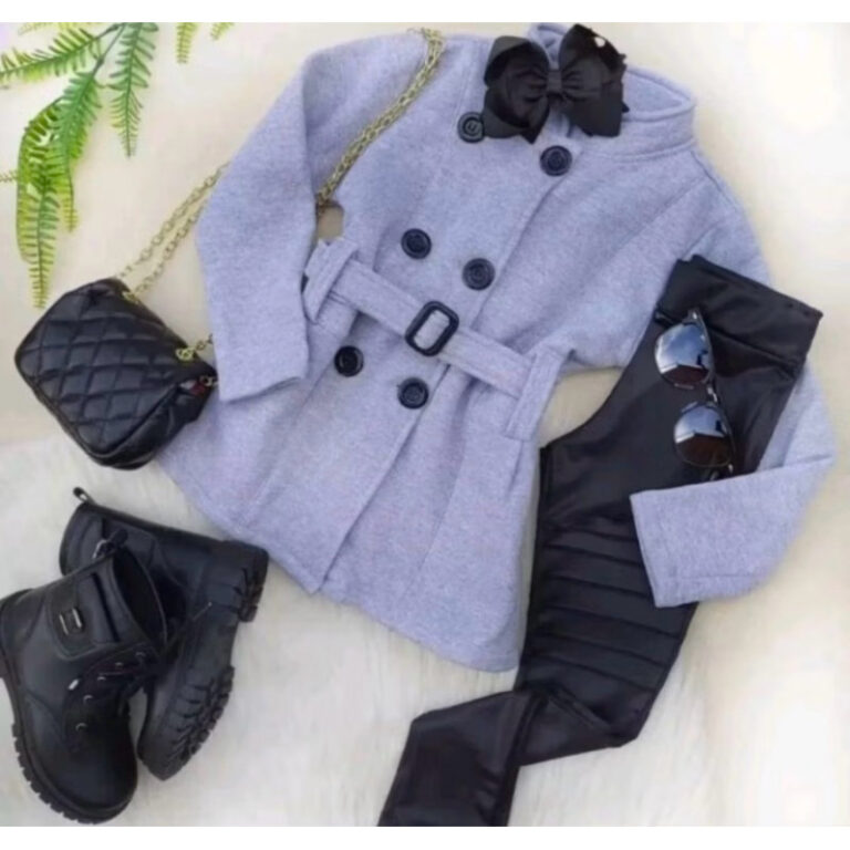 CASACO SOBRETUDO INFANTIL MENINA MOLETOM BLUSA DE 