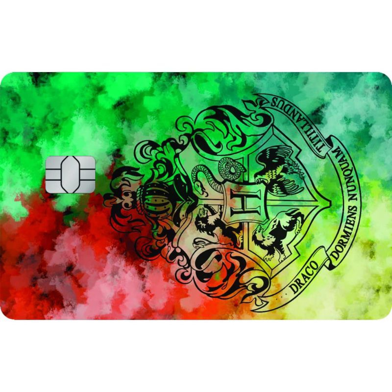 adesivo de cartão crédito débito Harry Potter Hogwarts magia bruxaria mapa do maroto relíquias da m0