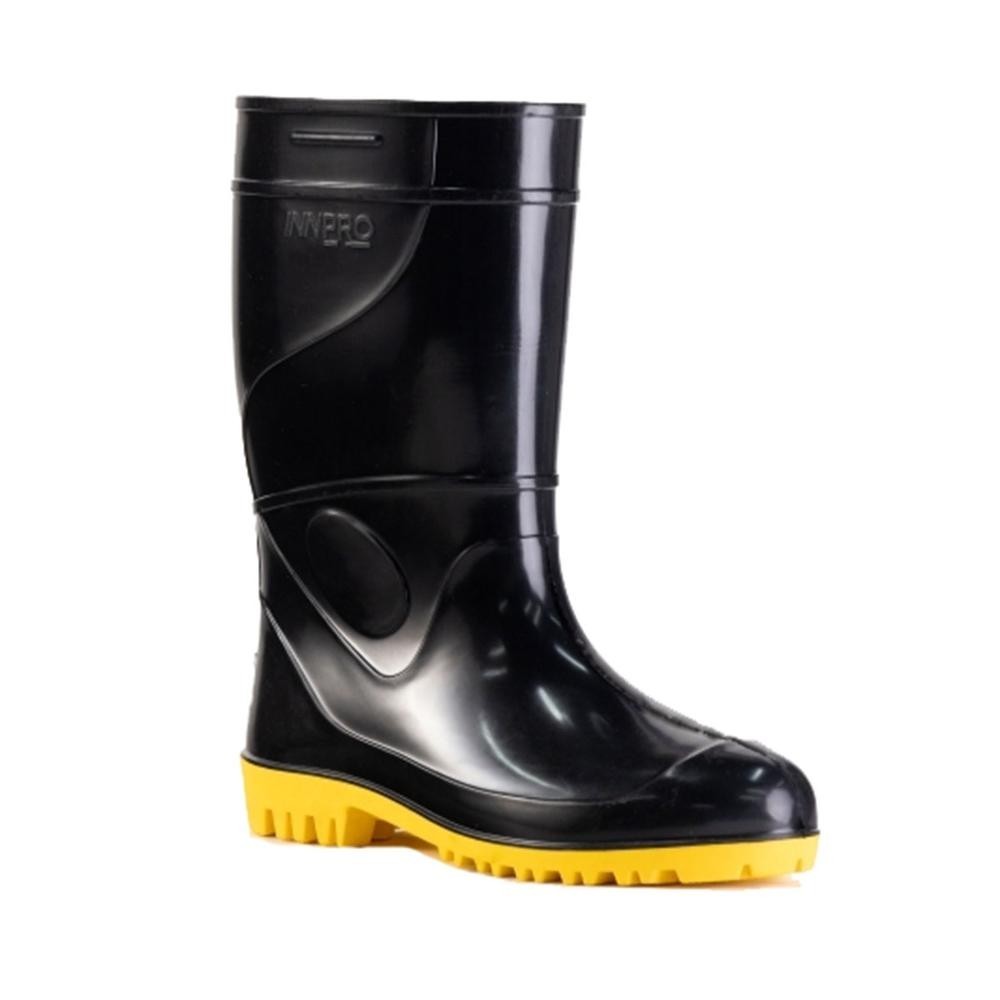 Bota PVC Cano Longo Innpro Work Sa CA 36026 – Preto e Amarelo