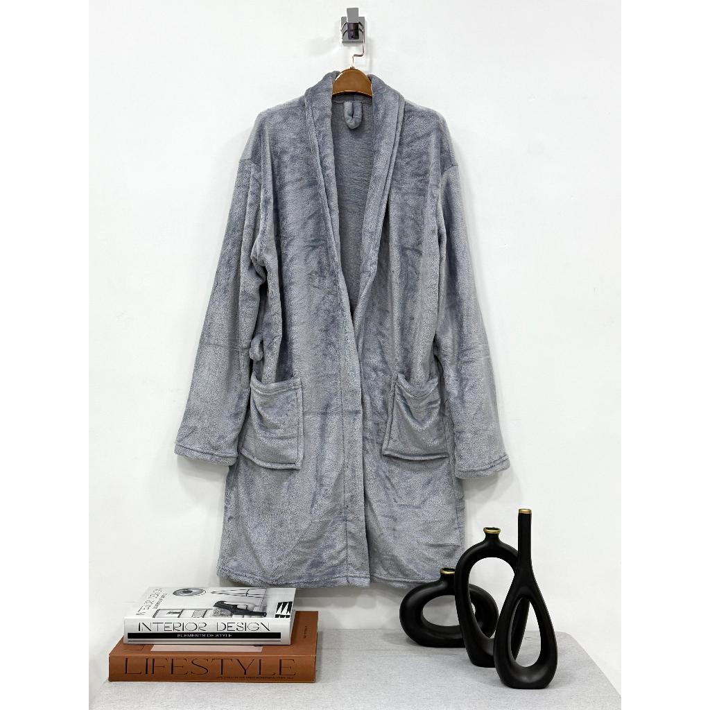 Roupão Macio Frio Microfibra Adulto Unisex Quentinho