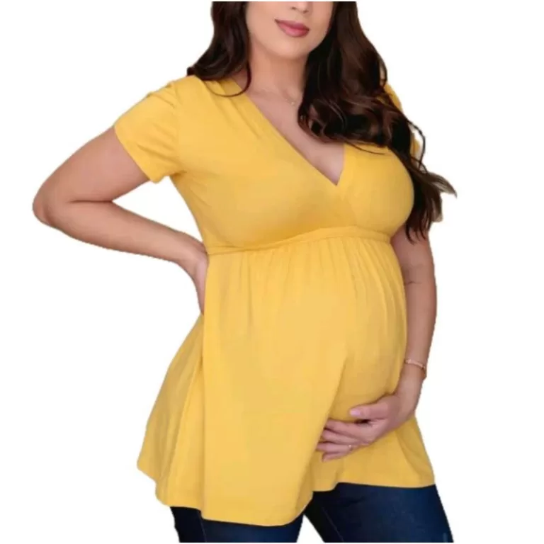 Kit 3 Blusinhas Gestante Amamentação Camiseta T-