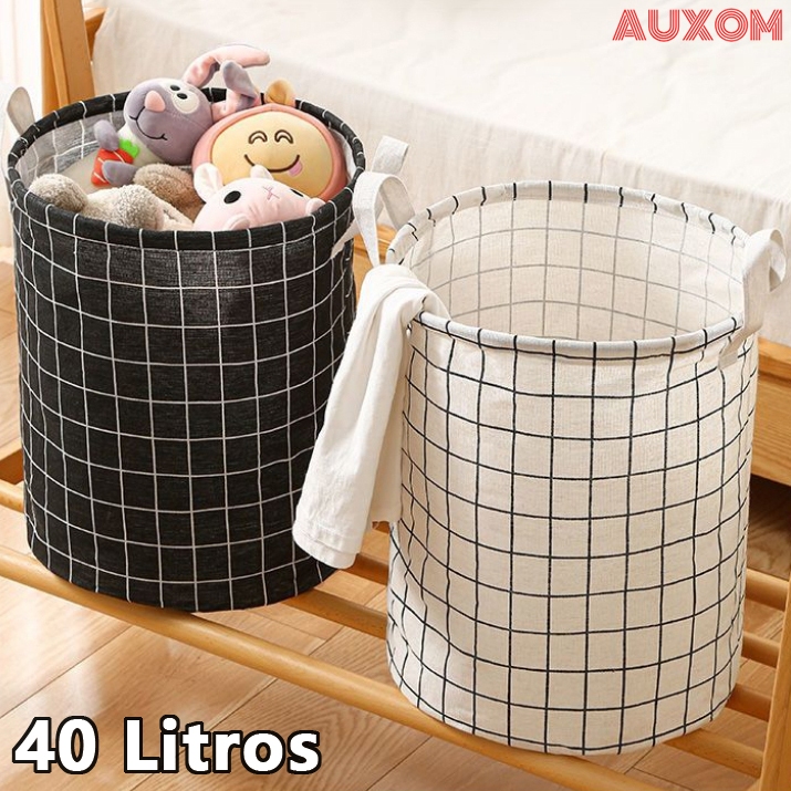 Cesto Organizador Dobrável 40 Litros Roupa Suja B