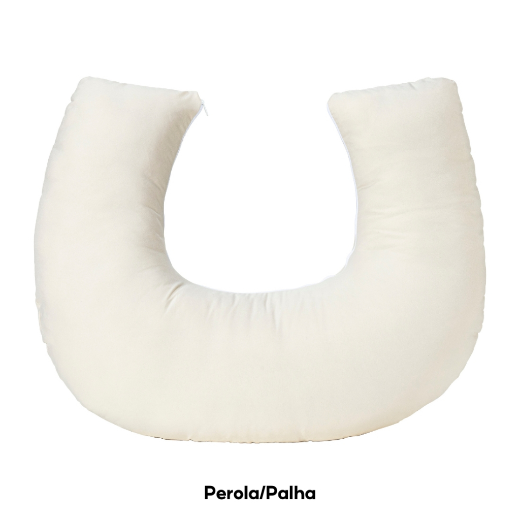 Almofada Amamentação Apoio Para Amamentar Bebê Com Zíper Antialérgico