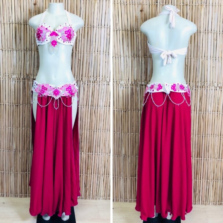 [Liquidação] Dança do Ventre Traje Bordado Comp