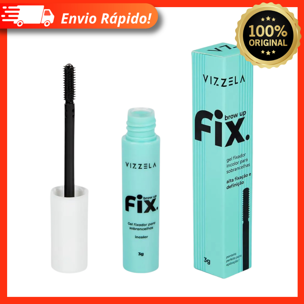 Brow up fix Gel Fixador Para Sobrancelhas Lançamento  Vizzela 100% Original