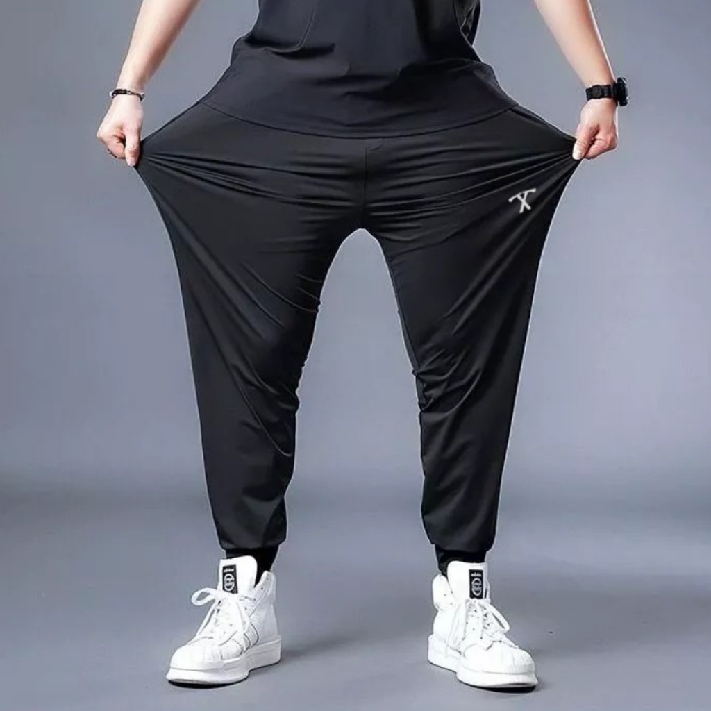 Calça Jogger P ao G4 Helanca para Treino Esportiva Masculina Original com Punho