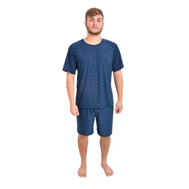 Pijama Plus Size Homem Masculino Curto Liganete Co