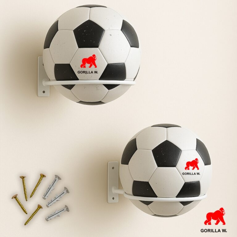 Kit02 Suporte Bola Futebol Basquete Vôlei + Paraf