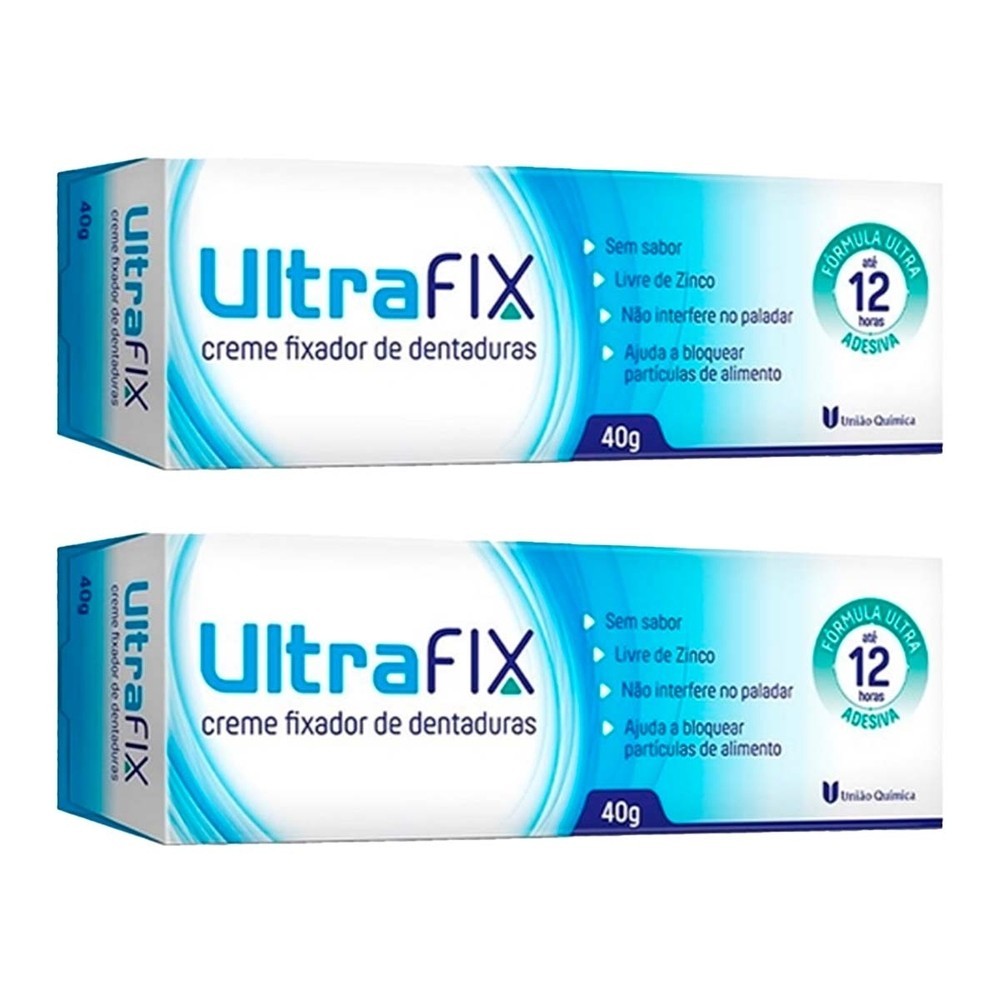 Kit 2 und Ultrafix Creme Sem Sabor 40g