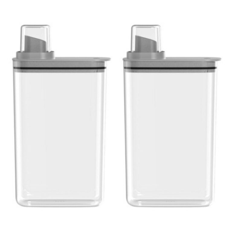 Kit 2 Dispensers Flow 2,3L Transparente Para Lavan
