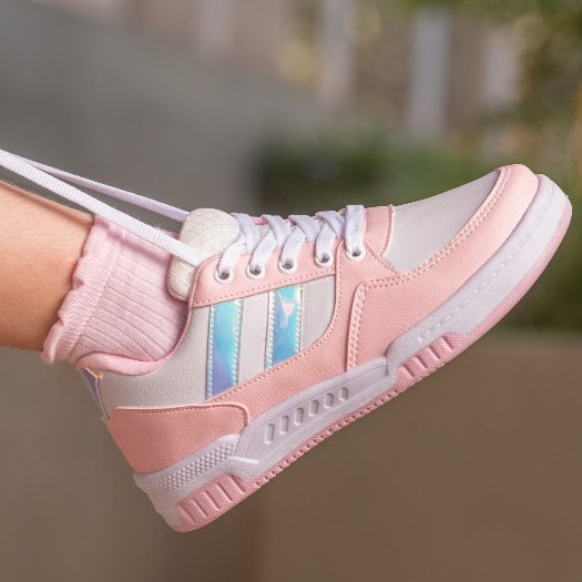 Tênis Casual Street para Menina Estiloso Antiderr