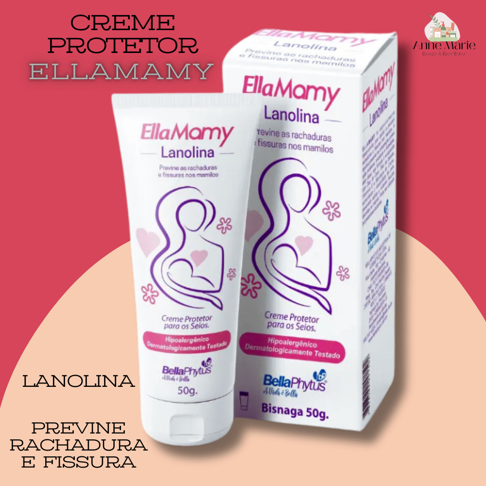 EllaMamy LANOLINA Creme protetor para os Seios 50g BellaPhytus