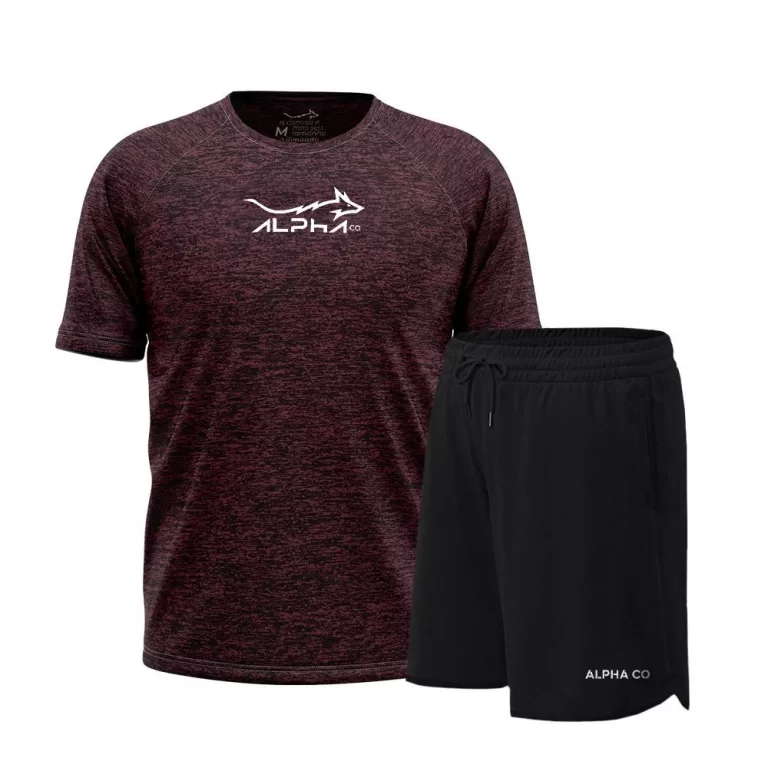 Kit Bermuda+Camiseta Fluid Move Dry Fitness Academ