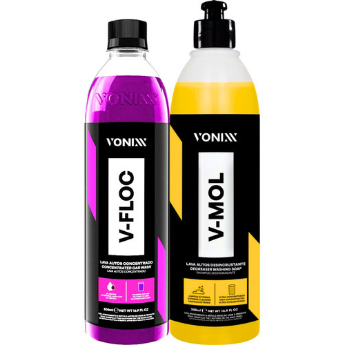 Kit Shampoo Automotivo Esfregação Neutro V-floc 