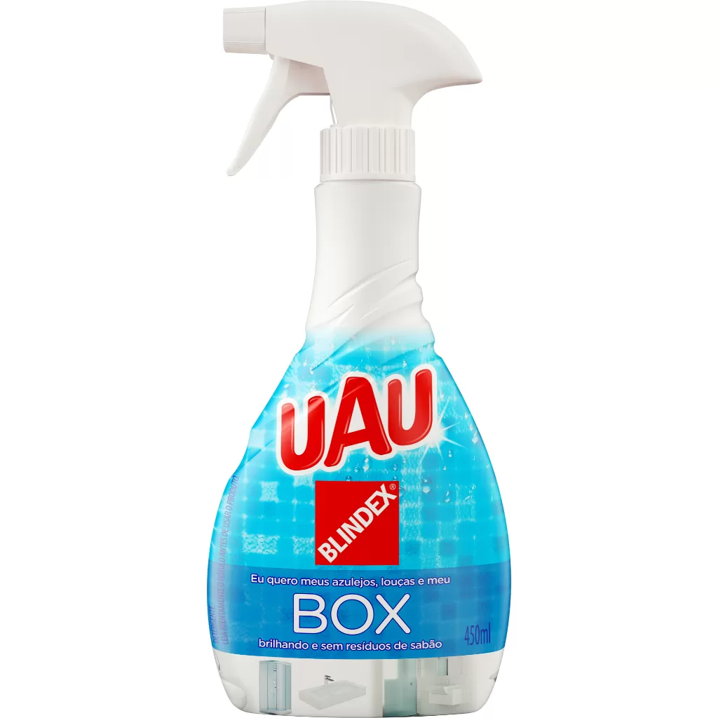 Detergente Limpa Box Spray Gatilho 450ml Uau