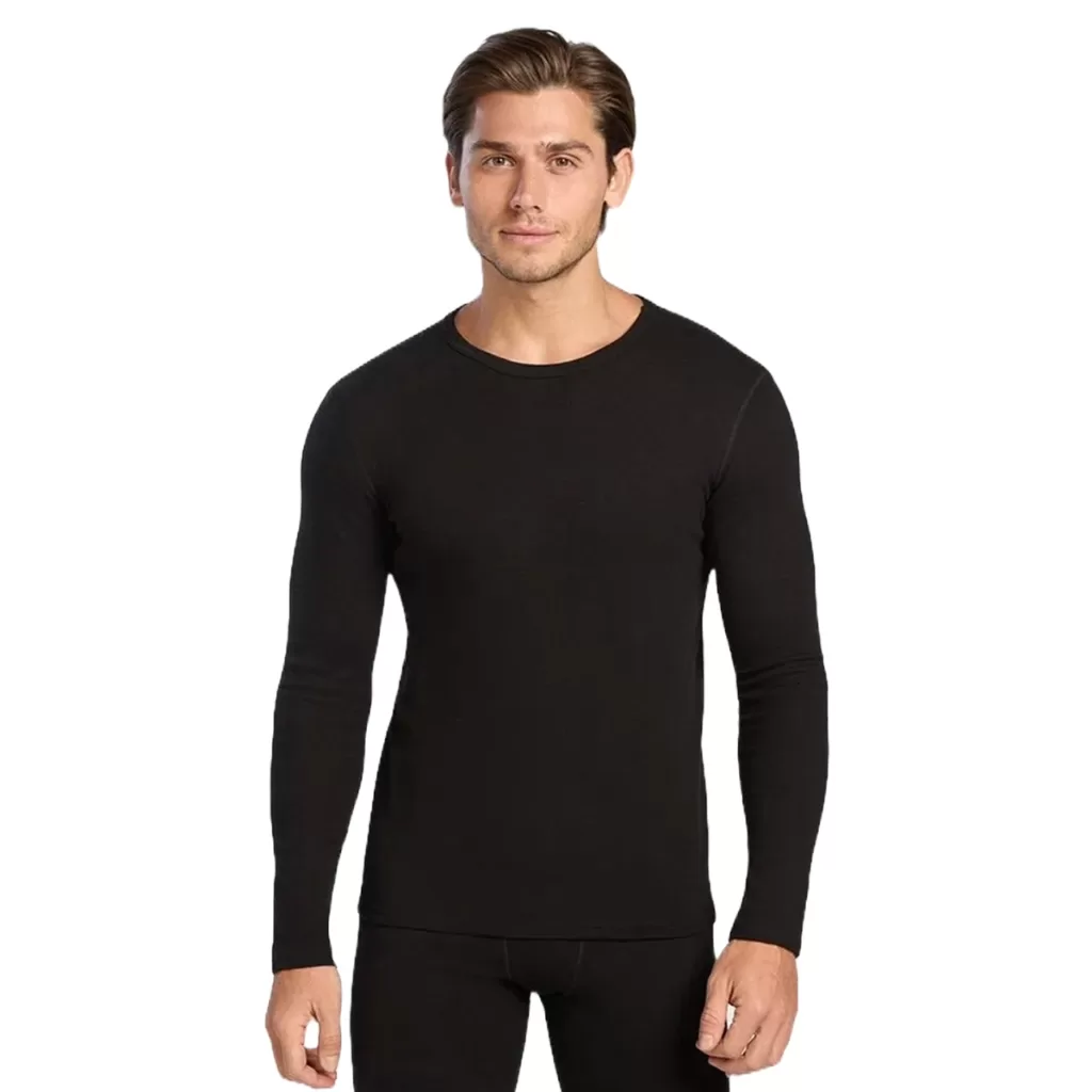 Blusa Térmica Masculina Peluciada Camisa Segunda Pele Preta