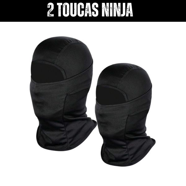 Kit 2 Touca Ninja Balaclava Toca UV+50 Proteção 