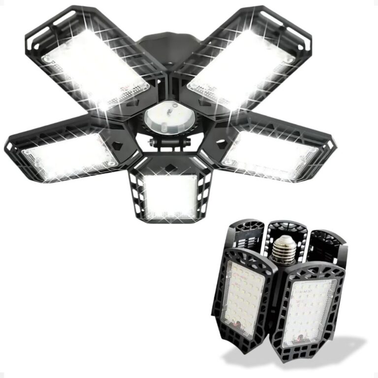 Lâmpada Led 5 Pétalas Dobrável Luminária 80w A