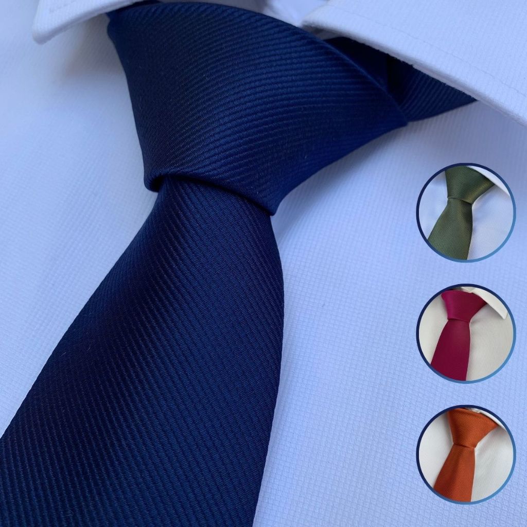 Gravata Masculina Varias Cores Slim e Semi Slim Riscadinha e Quadriculada