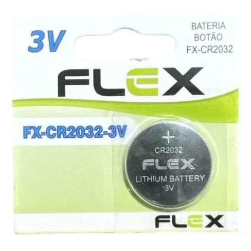 Bateria Cr2032 Flex Para Controle De Alarme Chave 