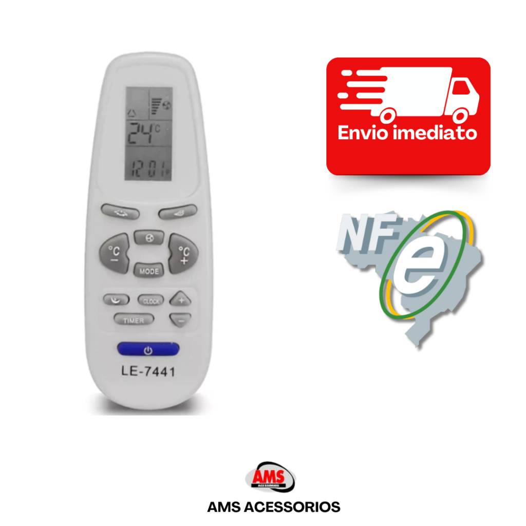 Controle Remoto Ar Condicionado York Split Hi Wall Alps Eco