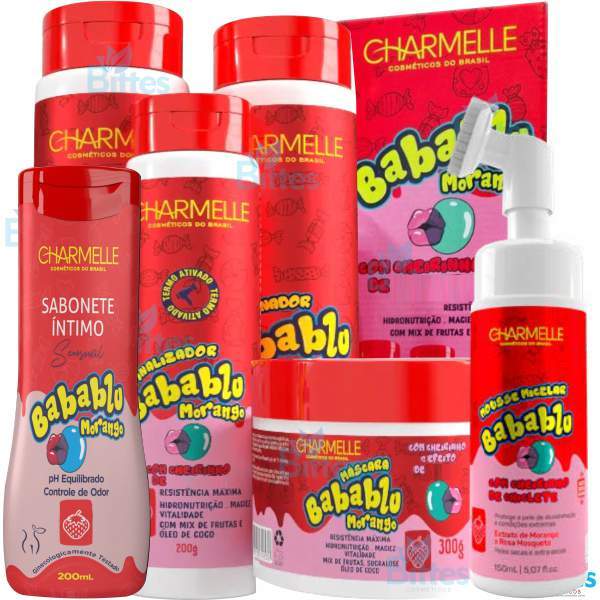 KIT  BABABLU  6 ITENS CHARMELLE  ou BELL CORPUS CA