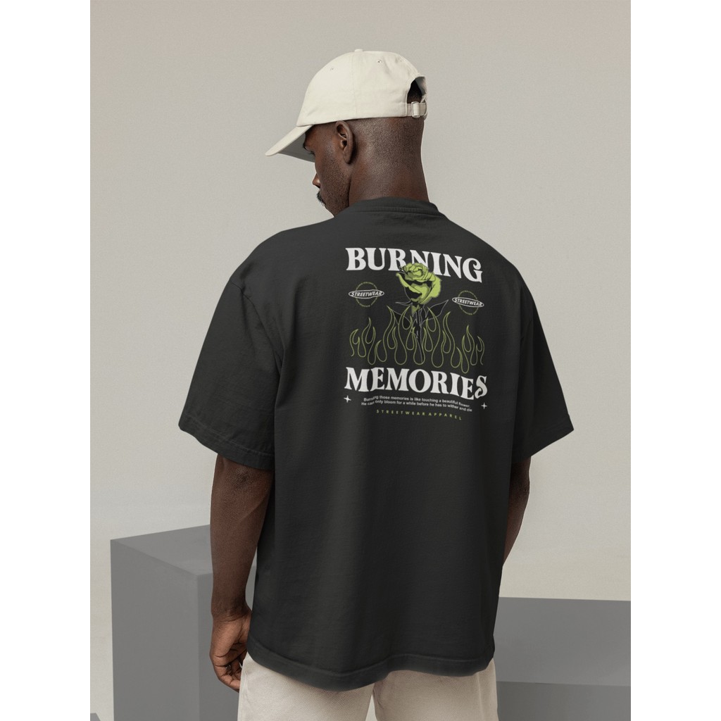 Camisa Camiseta Oversize Streetwear Masculino e Feminino para Treino e Dia a Dia Preto e Off Whte Es