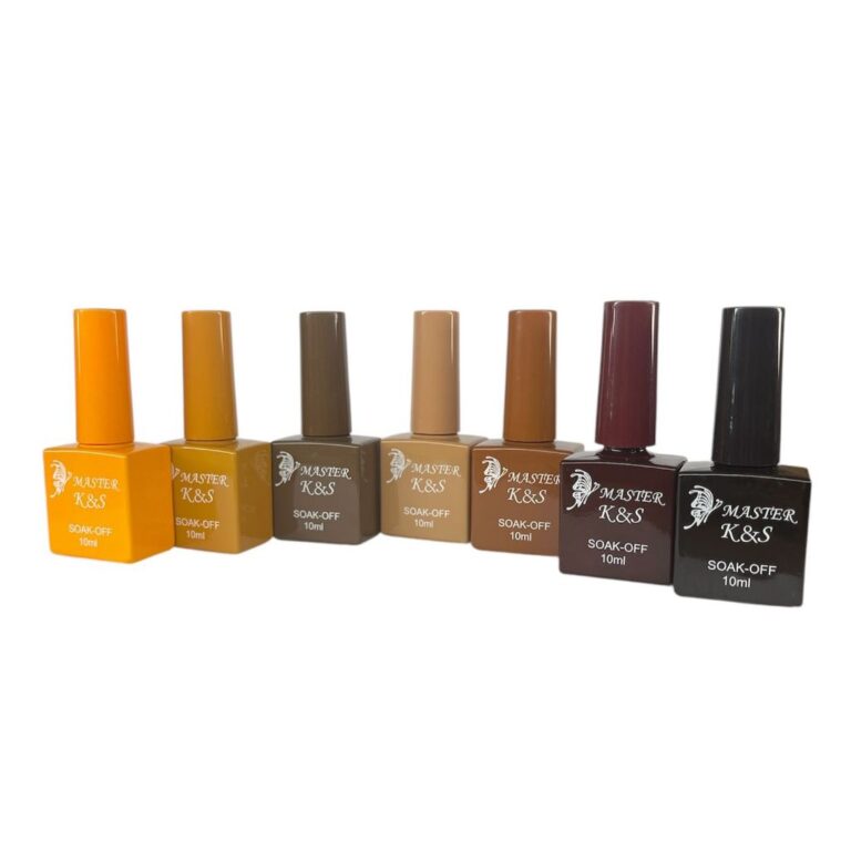 Kit esmaltes em gel Vidro KES tons de inverno