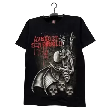 Camiseta AVENGED SEVENFOLD Adulto/Infantil Lançam